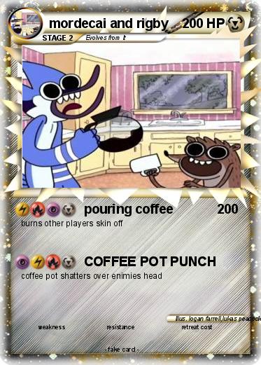 Pokemon mordecai and rigby