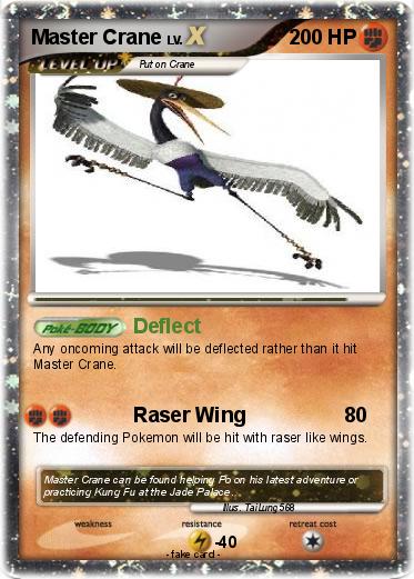 Pokemon Master Crane