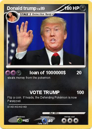 Pokemon Donald trump