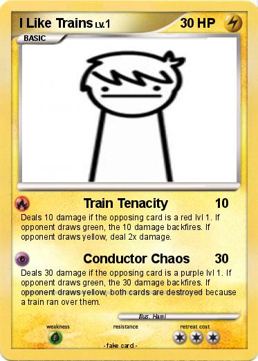 Pokemon I Like Trains
