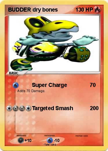 Pokemon BUDDER dry bones