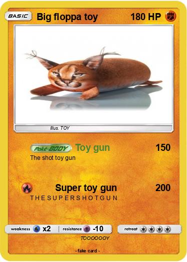 Pokemon Big floppa toy