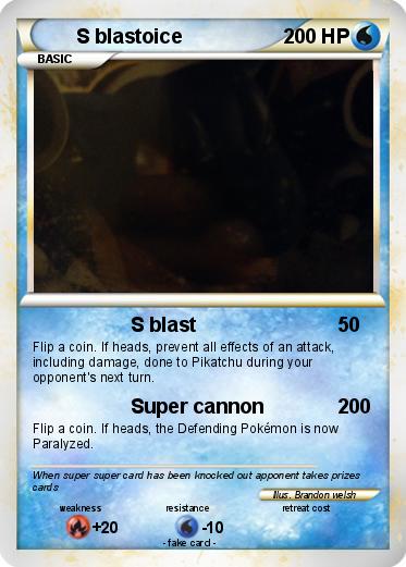 Pokemon S blastoice