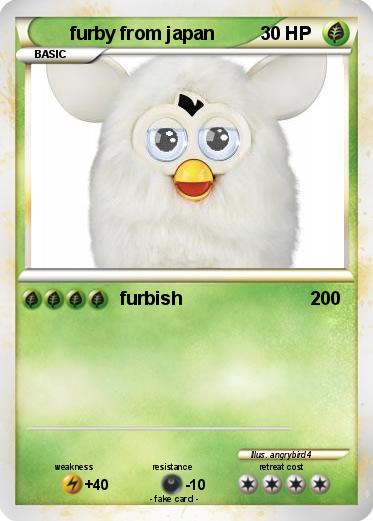 Pokemon furby from japan
