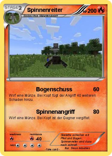 Pokemon Spinnenreiter