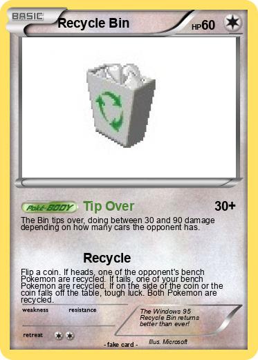 Pokemon Recycle Bin