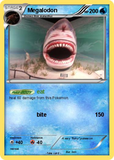 Pokemon Megalodon