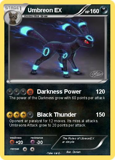 Pokemon Umbreon EX