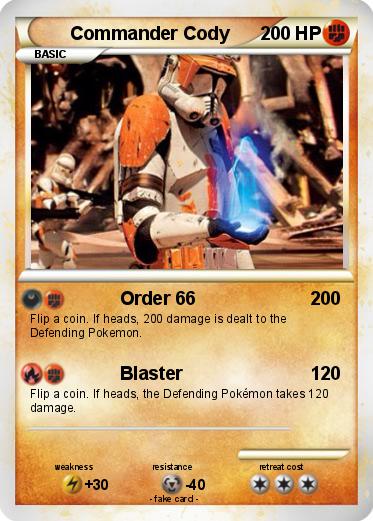 Pokemon Commander Cody