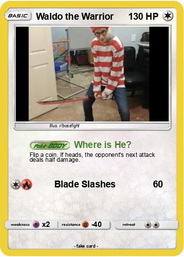 Pokemon Waldo the Warrior