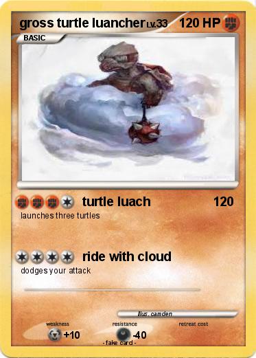 Pokemon gross turtle luancher