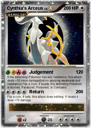Pokemon Cynthia's Arceus