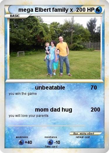 Pokemon mega Elbert family x