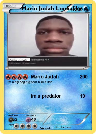 Pokemon Mario Judah Lookalike