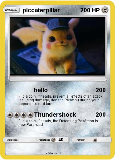 Pokemon piccaterpillar