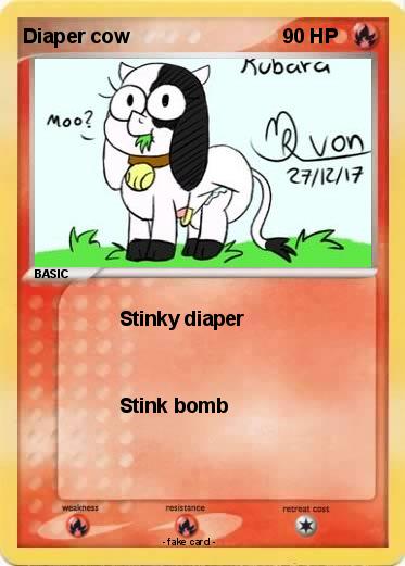Pokemon Diaper cow