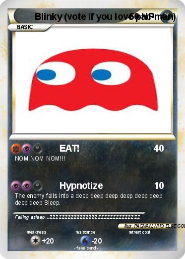 Pokemon Blinky (vote if you love pac-man)