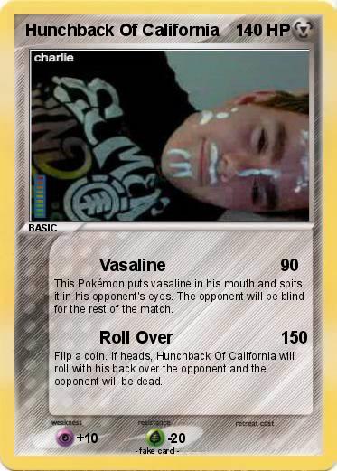 Pokemon Hunchback Of California