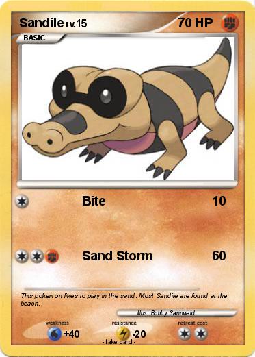 Pokemon Sandile