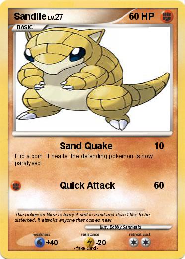 Pokemon Sandile