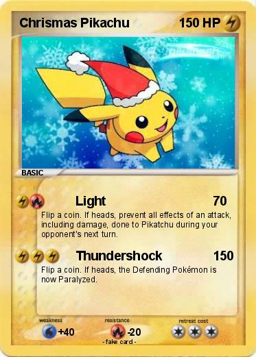 Pokemon Chrismas Pikachu