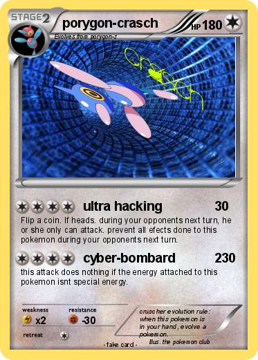 Pokemon porygon-crasch