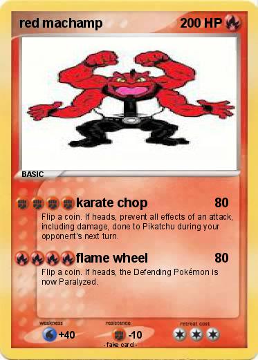 Pokemon red machamp