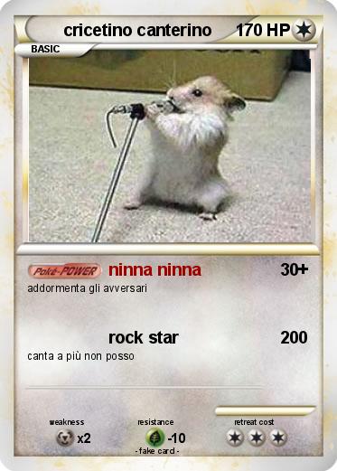 Pokemon cricetino canterino