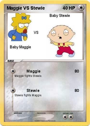 Pokemon Maggie VS Stewie
