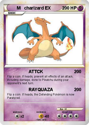 Pokemon M   charizard EX