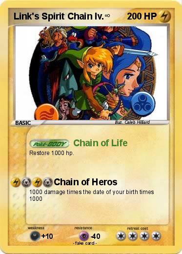 Pokemon Link's Spirit Chain lv.∞