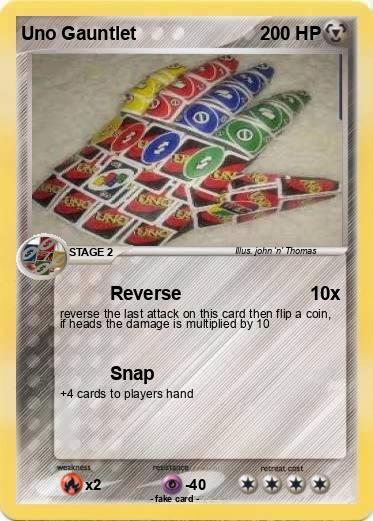 Pokemon Uno Gauntlet