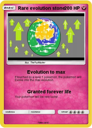Pokemon Rare evolution stone