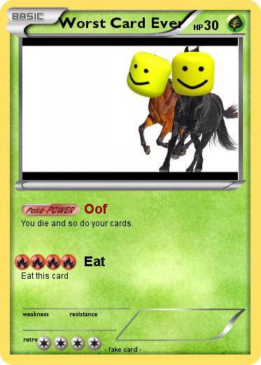 Pokemon Worst Card Ever