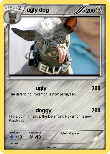 Pokemon ugly dog