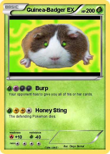 Pokemon Guinea-Badger EX