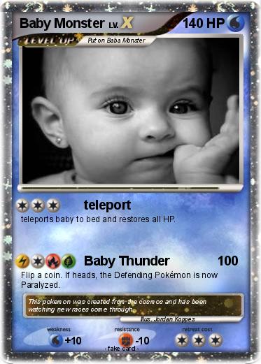 Pokemon Baby Monster