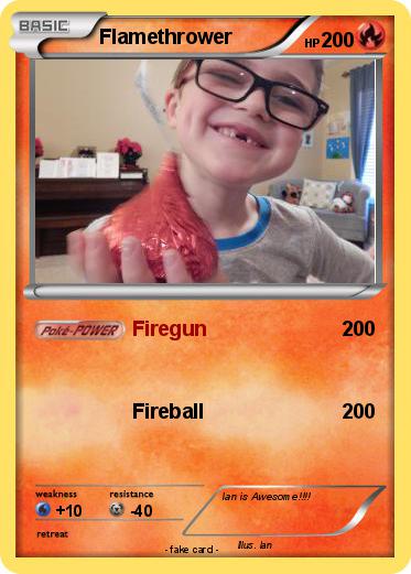 Pokemon Flamethrower