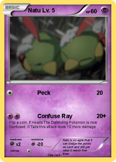 Pokemon Natu Lv. 5