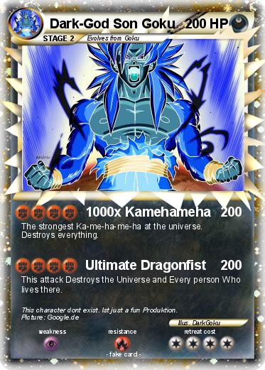 Pokemon Dark-God Son Goku