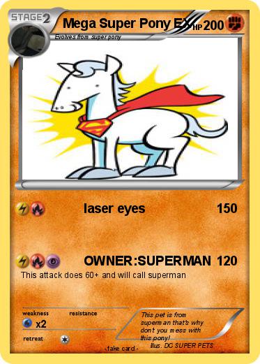 Pokemon Mega Super Pony EX