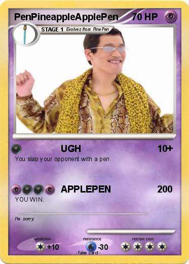 Pokemon PenPineappleApplePen