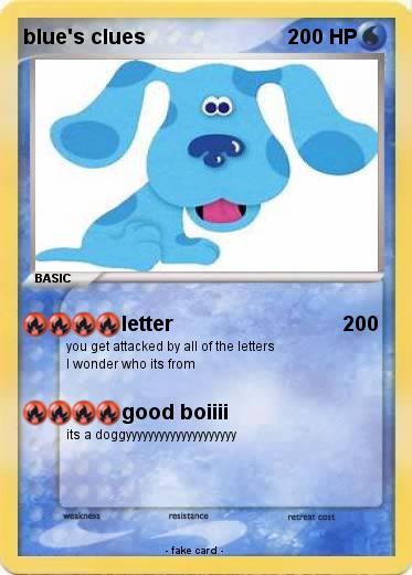 Pokemon blue's clues