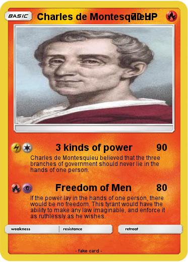 Pokemon Charles de Montesquieu