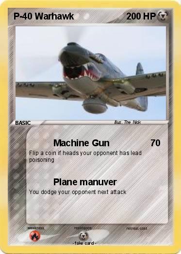 Pokemon P-40 Warhawk
