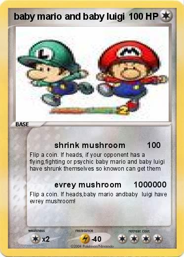 Pokemon baby mario and baby luigi