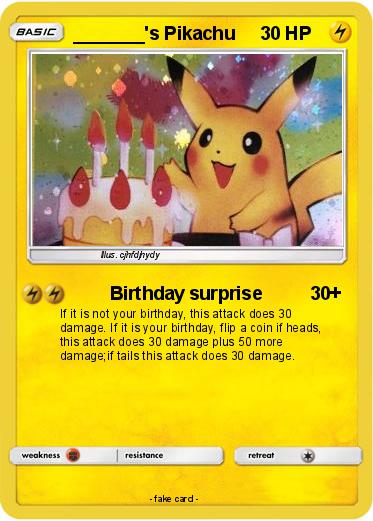 Pokemon _______'s Pikachu