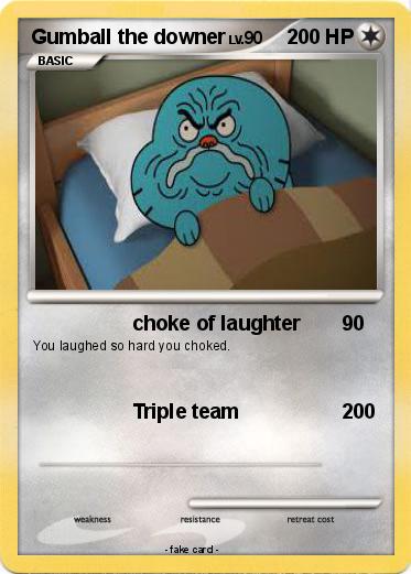 Pokemon Gumball the downer
