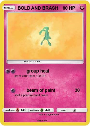 Pokemon BOLD AND BRASH