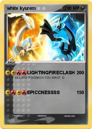 Pokemon white kyurem